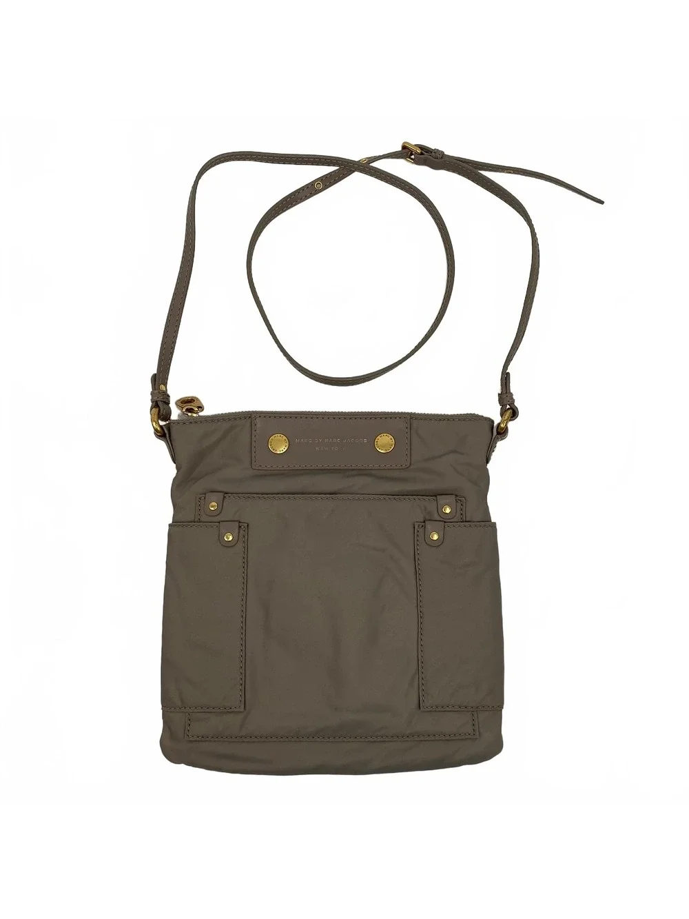 Marc Jacobs Taupe Crossbody Bag | Nylon/Polyester OS